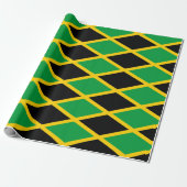 jamaikanisches Flag Wrapping Paper Geschenkpapier (Ungerollt)