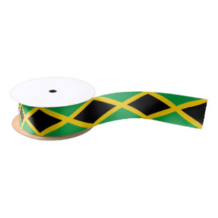 Jamaikanisches Flaggenband Satinband