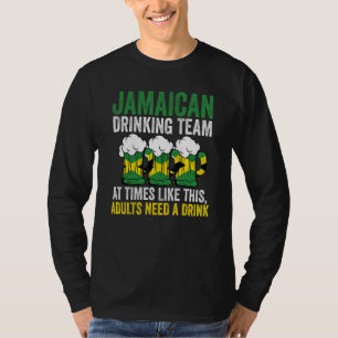 Jamaikanisches Trinkteam mal Jamaika jamaikanische T-Shirt