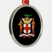 jamaikanisches Wappen Ornament Aus Metall (Rechts)