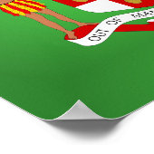 jamaikanisches Wappen Poster (Ecke)