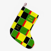 Jamaikanwurzeln Kleiner Weihnachtsstrumpf (Vorderansicht (hängend))