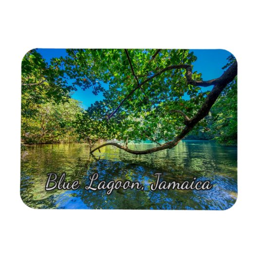 Jamaikas blaue Lagune, Port Antonio Magnet (Horizontal)