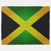Jamaikas Flag-Farben-Designer Blanket Fleecedecke (Vorderseite (Horizontal))