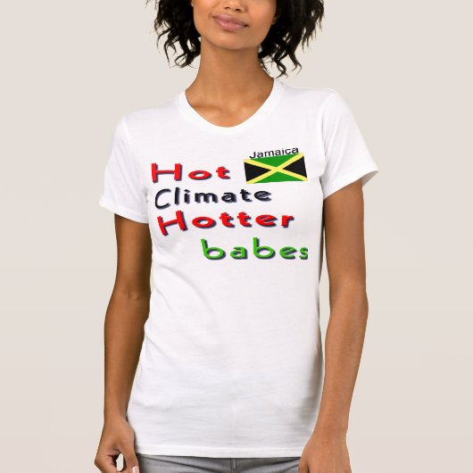 Jamaikmädchen T - Shirt (Vorderseite)