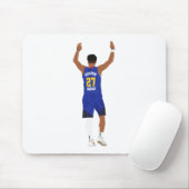 Jamal Murray 3's (Denver Nuggets) Mousepad (Mit Mouse)