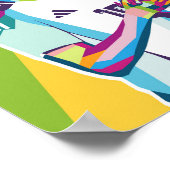 Jamal Musiala Wpap Pop Art Poster (Ecke)