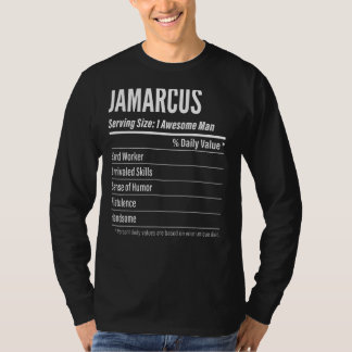 Jamarcus Serving Size Nutrition Label Calories T-Shirt