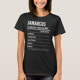 Jamarcus Serving Size Nutrition Label Calories T-Shirt
