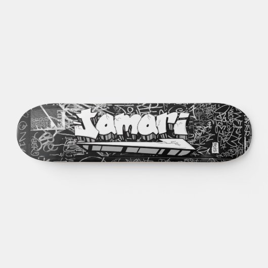 Jamari Graffiti Custom Personalisiert Skateboard (Horizontal)