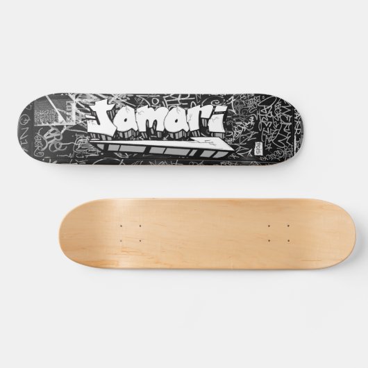 Jamari Graffiti Custom Personalisiert Skateboard (Horizontal)