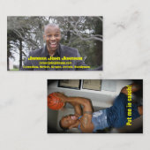 Jamarr John Johnson Visitenkarte (Vorne/Hinten)