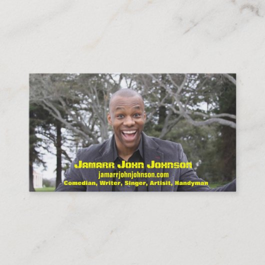 Jamarr John Johnson Visitenkarte (Vorderseite)