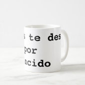 Jamas te des por vencido kaffeetasse (VorderseiteRechts)