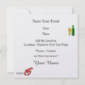 Jambalaya - Cajun Einladung! Einladung (Rückseite)