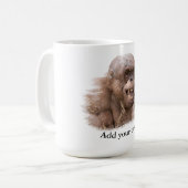 Jambo der haarlose Chimp Kaffeetasse (Vorderseite Links)