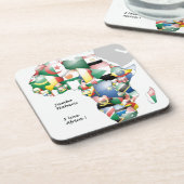 Jambo Habari Afrika ! I Liebe Afrika Getränkeuntersetzer (Linke Seite)