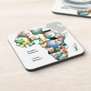 Jambo Habari Afrika ! I Liebe Afrika Getränkeuntersetzer