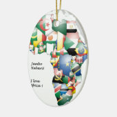 Jambo Habari Afrika ! I Liebe Afrika Keramik Ornament (Links)