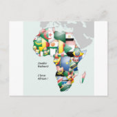 Jambo Habari Afrika ! I Liebe Afrika Postkarte (Vorderseite)