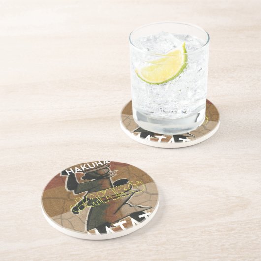 Jambo Habari Hakuna Matata. Getränkeuntersetzer (Seite)