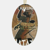 Jambo Habari Hakuna Matata. Keramikornament