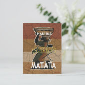 Jambo Habari Hakuna Matata. Postkarte (Stehend Vorderseite)