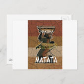 Jambo Habari Hakuna Matata. Postkarte (Vorne/Hinten)
