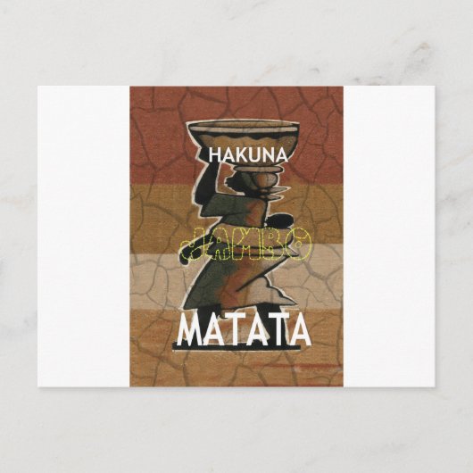 Jambo Habari Hakuna Matata. Postkarte (Vorderseite)