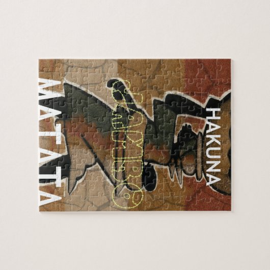 Jambo Habari Hakuna Matata. Puzzle (Horizontal)