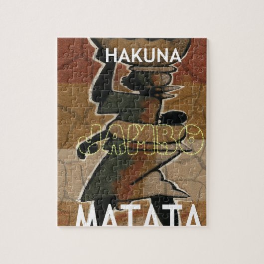 Jambo Habari Hakuna Matata. Puzzle (Vertikal)