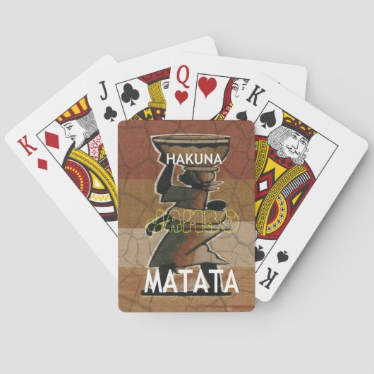 Jambo Habari Hakuna Matata. Spielkarten (Rückseite)