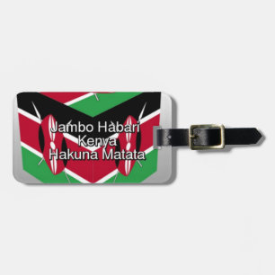 Jambo Habari! Kenya Hakuna Matata Gepäckanhänger