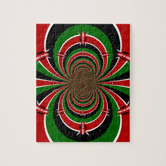 Jambo Habari! Kenya Hakuna Matata Puzzle (Vertikal)