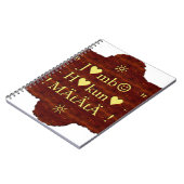 Jambo Hakuna Matata: African Art Print/Graphic Notizblock (Linke Seite)