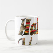 Jambo Hakuna Matata African Vintag Art Print Kaffeetasse (Links)