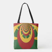 Jambo Hakuna Matata Jamaica Rasta Colors Shoulder Tasche (Rückseite)