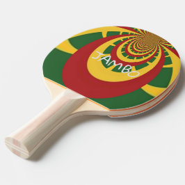Jambo Hakuna Matata Jamaica Rasta Colors Spinner Tischtennis Schläger
