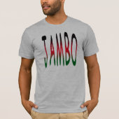 Jambo (hallo - Swahili) T-Shirt (Vorderseite)