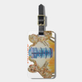 Jambo Jumbo Afrikanische Kinder Elefanten Kunstdru Gepäckanhänger (Vorderseite vertikal)