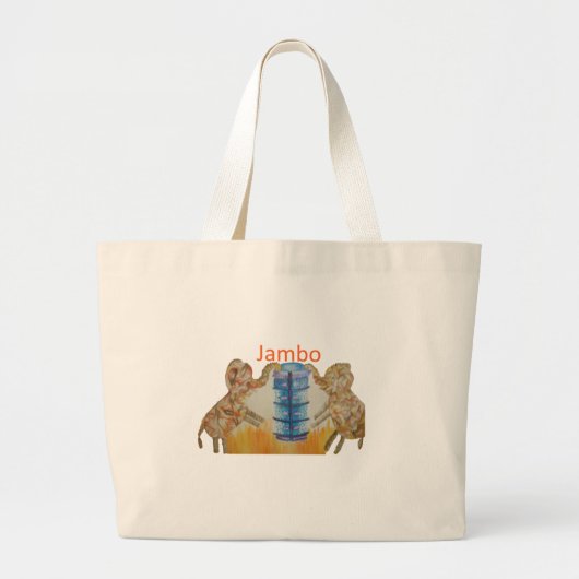 Jambo Jumbo Hakuna Matata.png Stoffbeutel (Vorne)