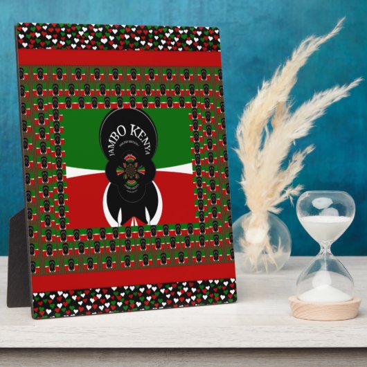 Jambo Kenya Art Print Fotoplatte (Seite)