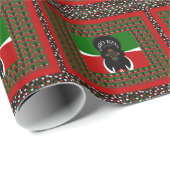 Jambo Kenya Art Print Geschenkpapier (Rolleneckpunkt)