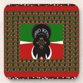 Jambo Kenya Art Print Getränkeuntersetzer (Vorderseite)