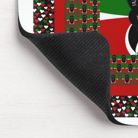 Jambo Kenya Art Print Mousepad (Ecke)
