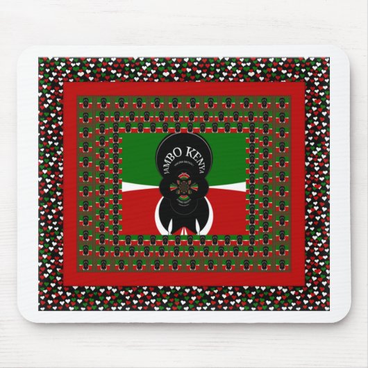 Jambo Kenya Art Print Mousepad (Vorne)