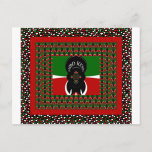Jambo Kenya Art Print Postkarte