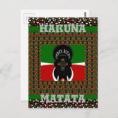 Jambo Kenya Art Print Postkarte (Vorne/Hinten)