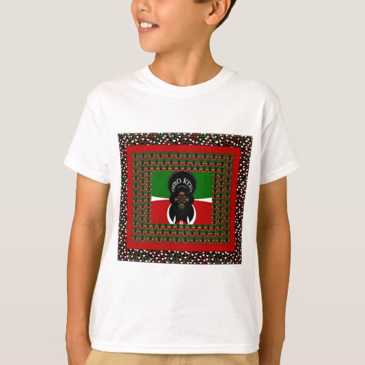 Jambo Kenya Art Print T-Shirt (Vorderseite)