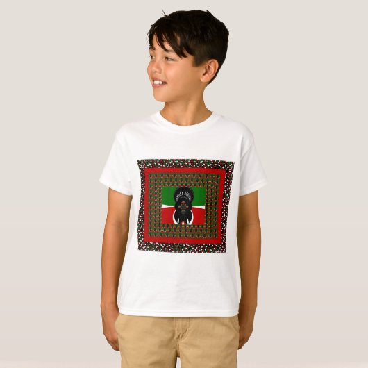 Jambo Kenya Art Print T-Shirt (Vorne ganz)